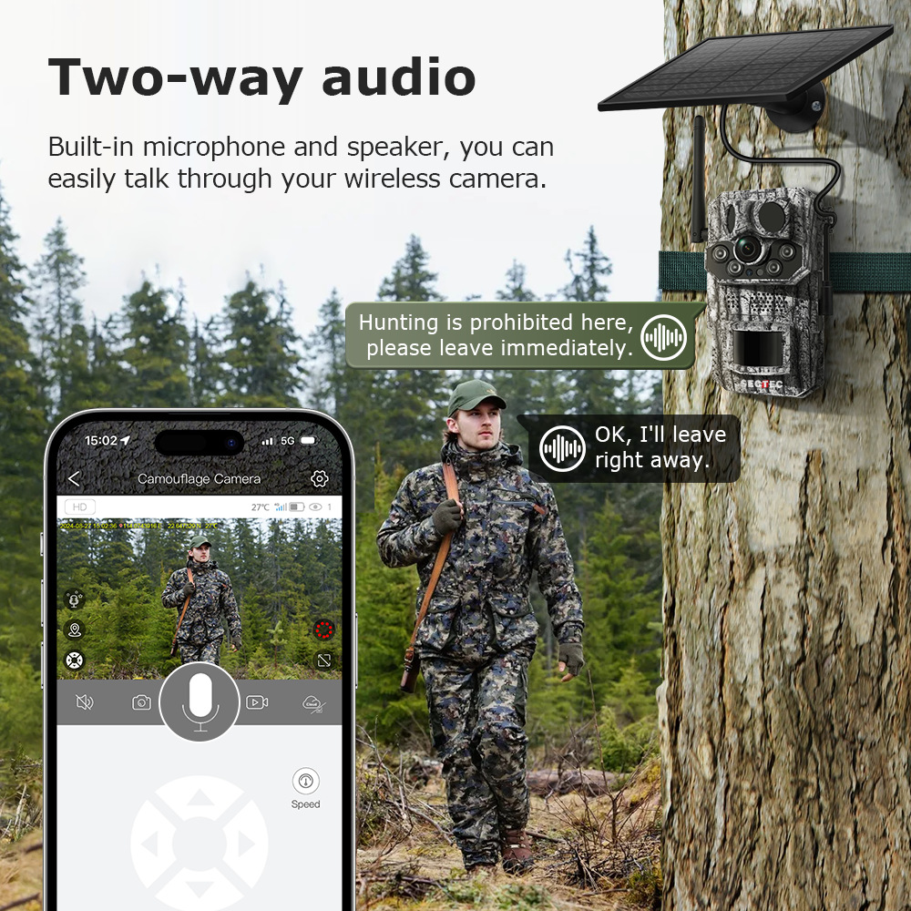 4G Hunting Camera Intelligent Positioning Support Temperature Detection photo 5