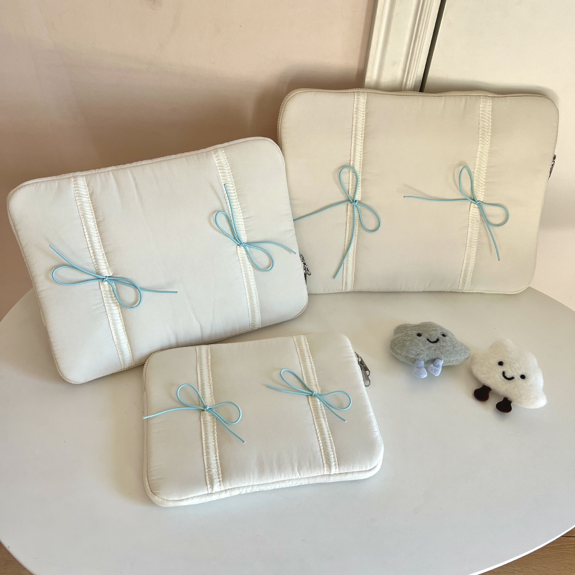 Tablet PC Bag Elastic Lace Bow Laptop Sleeve photo 7