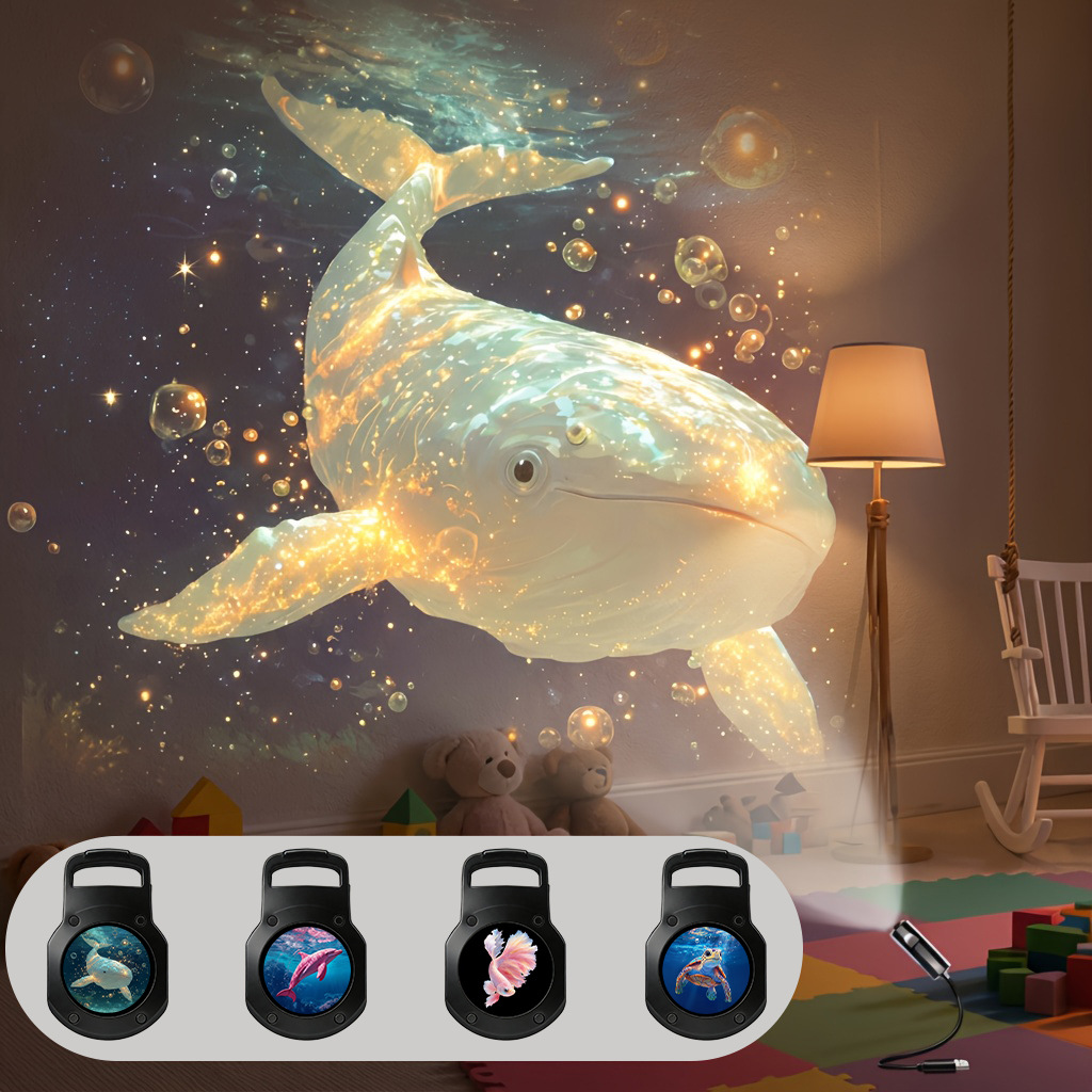 Portable USB Starry Sky Projection Night Light With Interchangeable Slides photo 5
