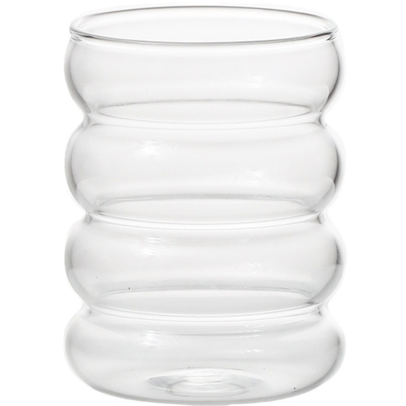 High-borosilicate Glass Cup Cute Drinking Mug photo 3