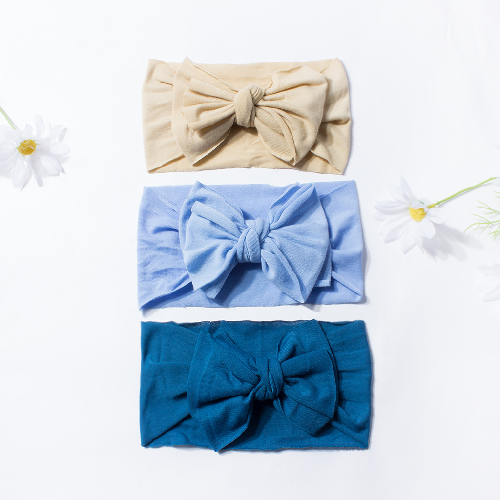 Infant And Toddler Supplies Baby Bowknot Brimless Headscarf photo 1