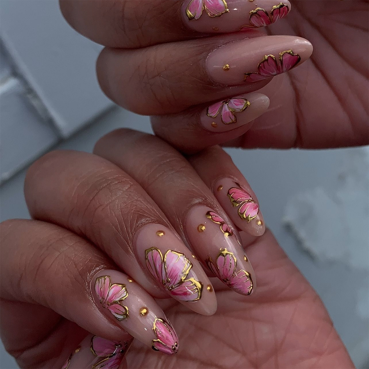 Detachable Short Almond-shaped Nail Tips For Manicure photo 1