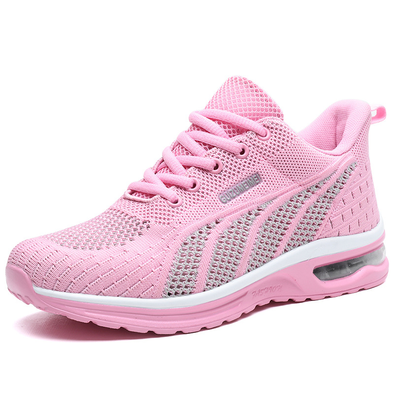 Mesh Women's Breathable Shoes Flying Woven Air Cushion photo 3