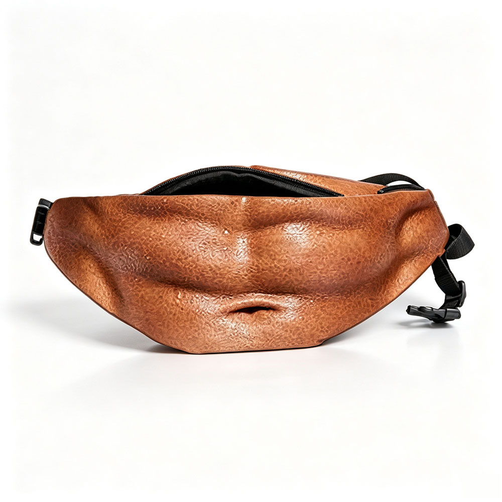 Personalized Belly Bag Funny Prank PU Synthetic Material photo 5