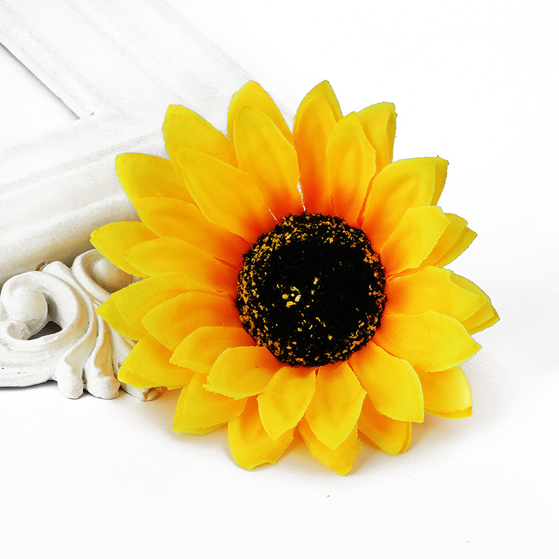Fashion SUNFLOWER Barrettes Girls Seaside Vacation Photo Hair Accessories photo 5