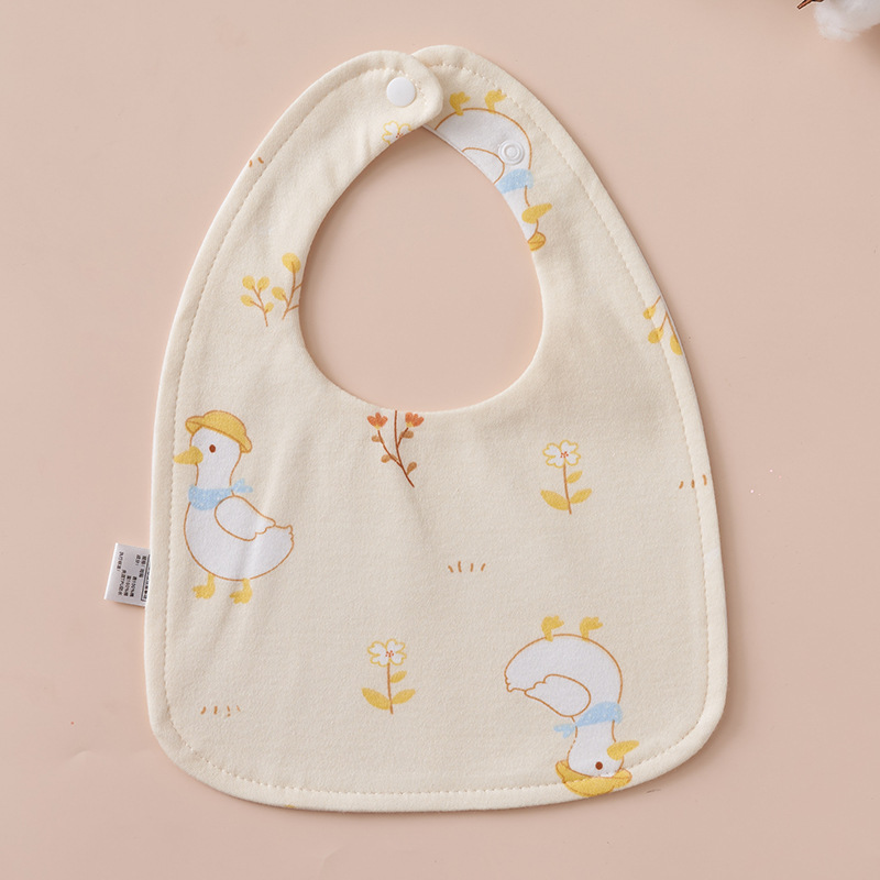 Babys Pure Cotton U-shaped Bib Waterproof Baby Bib photo 7