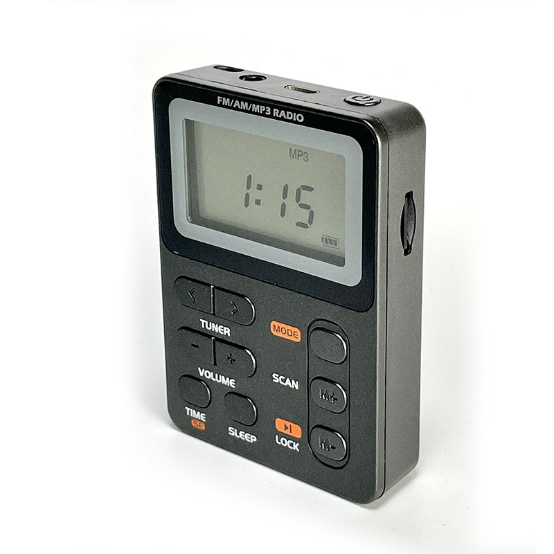 Mini 600mAh Built In AMFMTF Card MP3 Stereo Pocket Radio photo 2