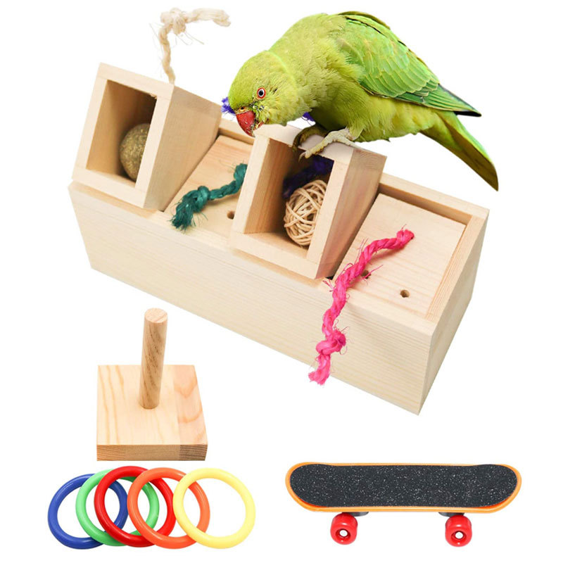 Parrot Toy Bird Supplies Supplies Puzzle Training photo 2