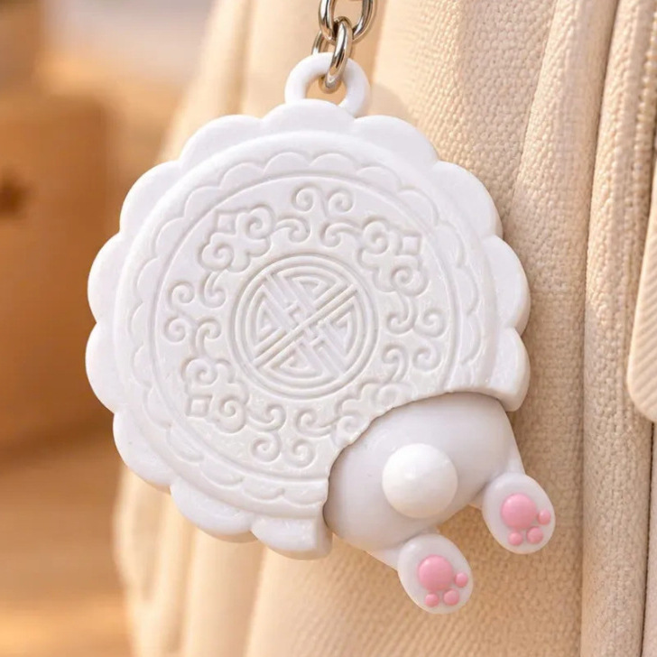 3D-printed Mid-Autumn Festival Mooncake Rabbit Accessory photo 1