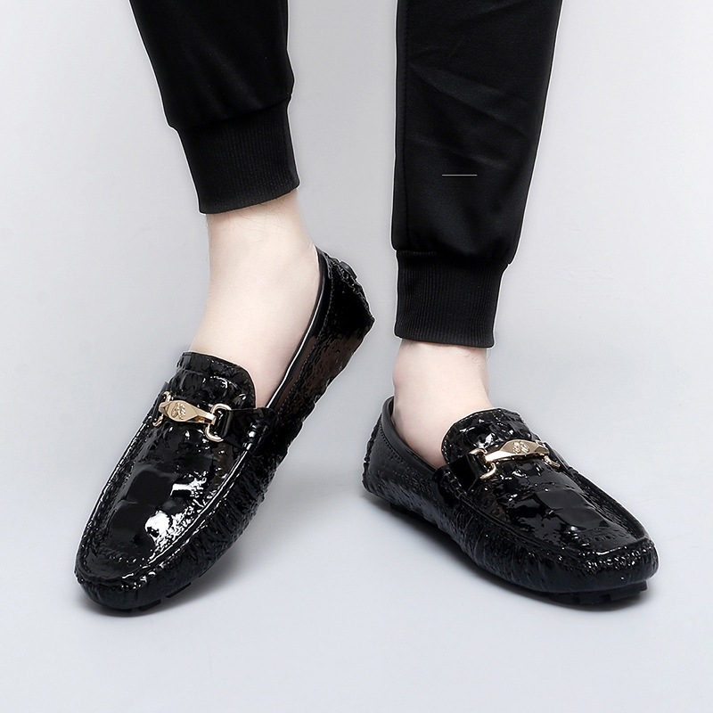Autumn Crocodil Pattern Slip On Loafers photo 4