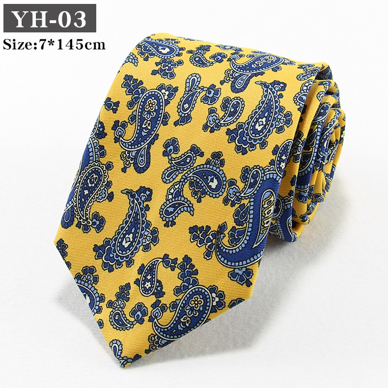 Korean-style Retro Hong Kong style Floral Casual Tie photo 4