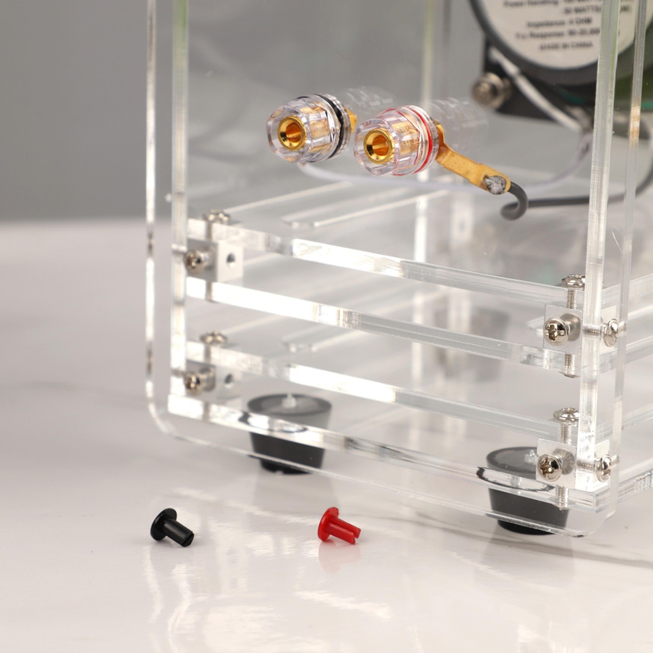 Modern Minimalist Transparent All-audio Acrylic Speaker photo 4