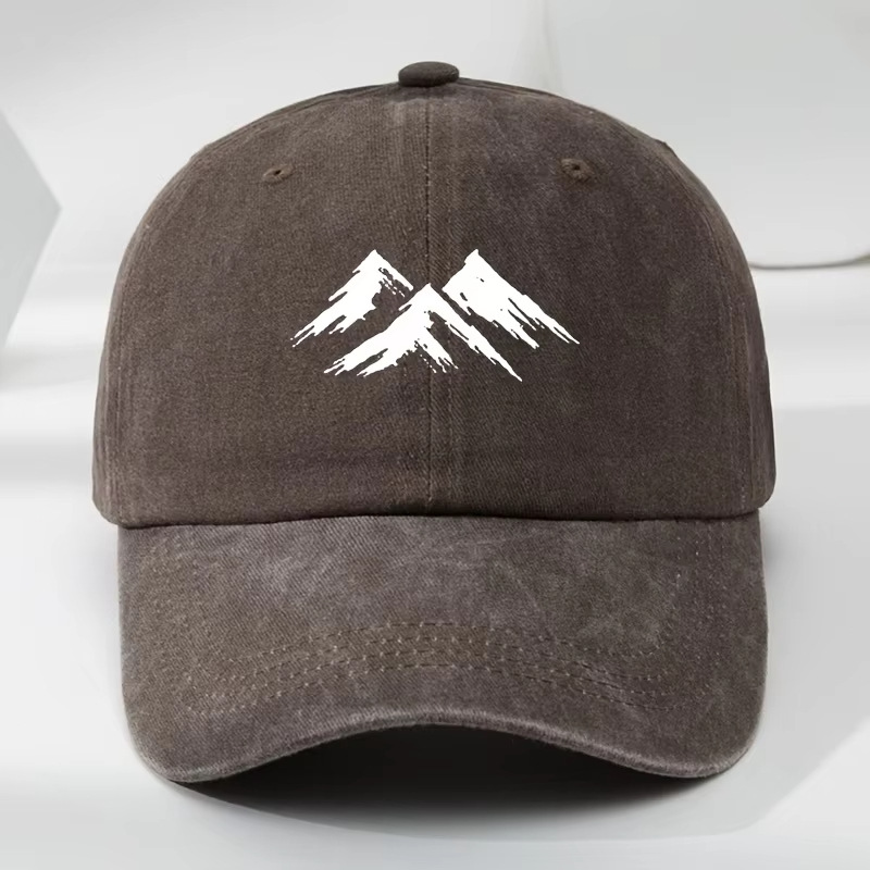 Printed Vintage Distressed Washed Mens Casual Cap photo 7