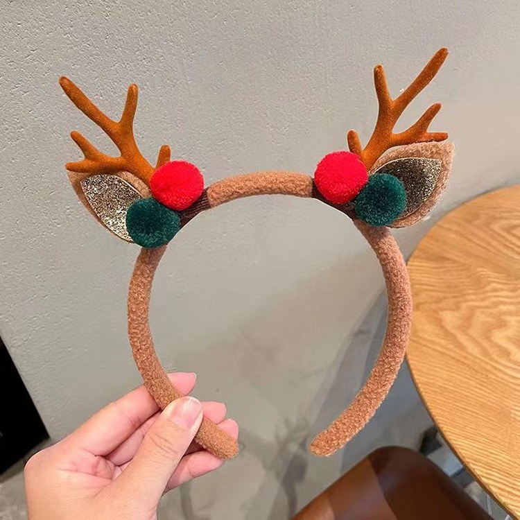 Christmas Ornament Headpiece Cute Antler Hairband photo 5