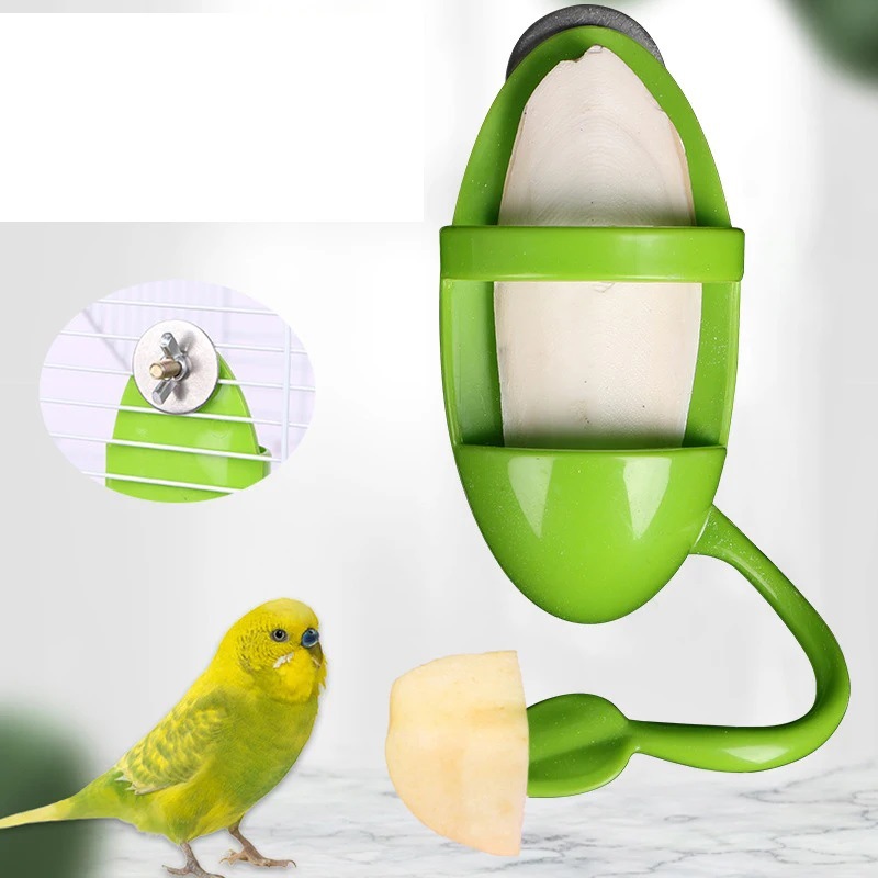Parrot Food Rack Bird Cuttlefish Skeleton Food Box photo 8