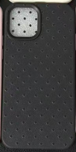 Polka-dot Phone Case With A Faux Leather Texture photo 7