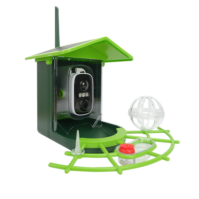 Smart Recognition Birdwatching Feeder With Camera And Solar Power photo 4