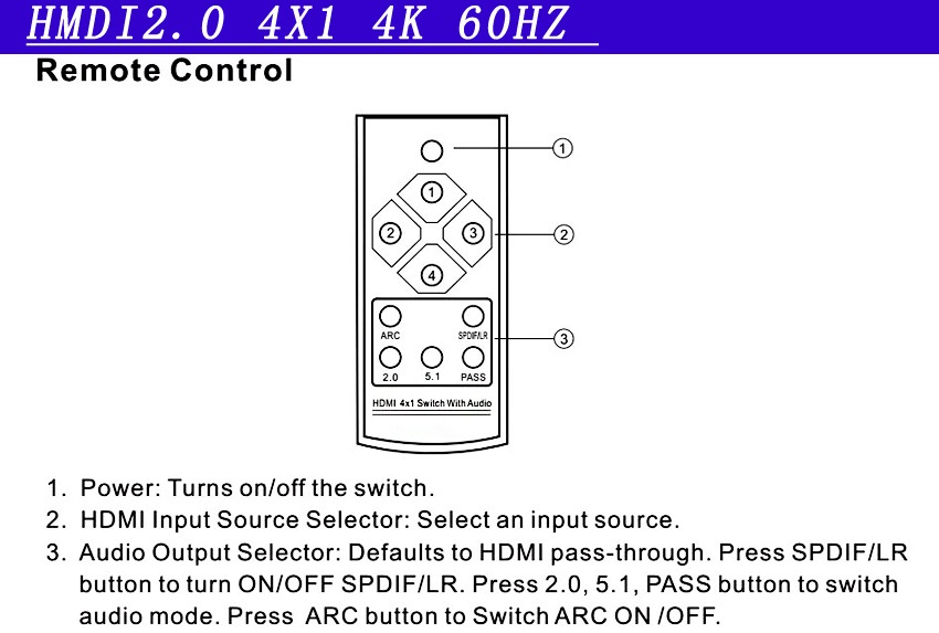 Switch With Audio Four In And One Out photo 8
