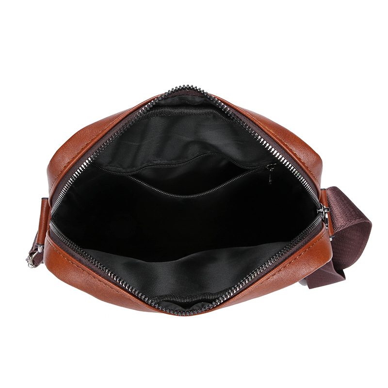 Faux Leather Vertical Casual Business Single-Shoulder Crossbody Bag photo 6