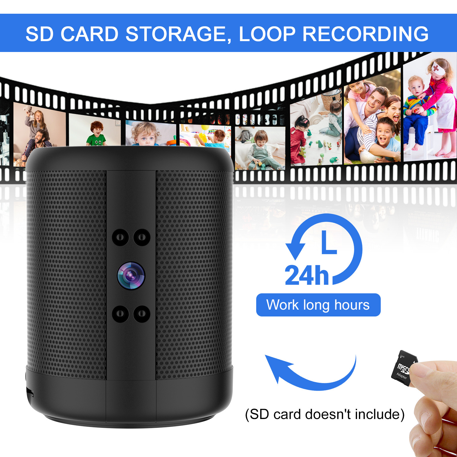 Home Smart Surveillance Camera Dual Voice Conversation HD Plug-in-free photo 6