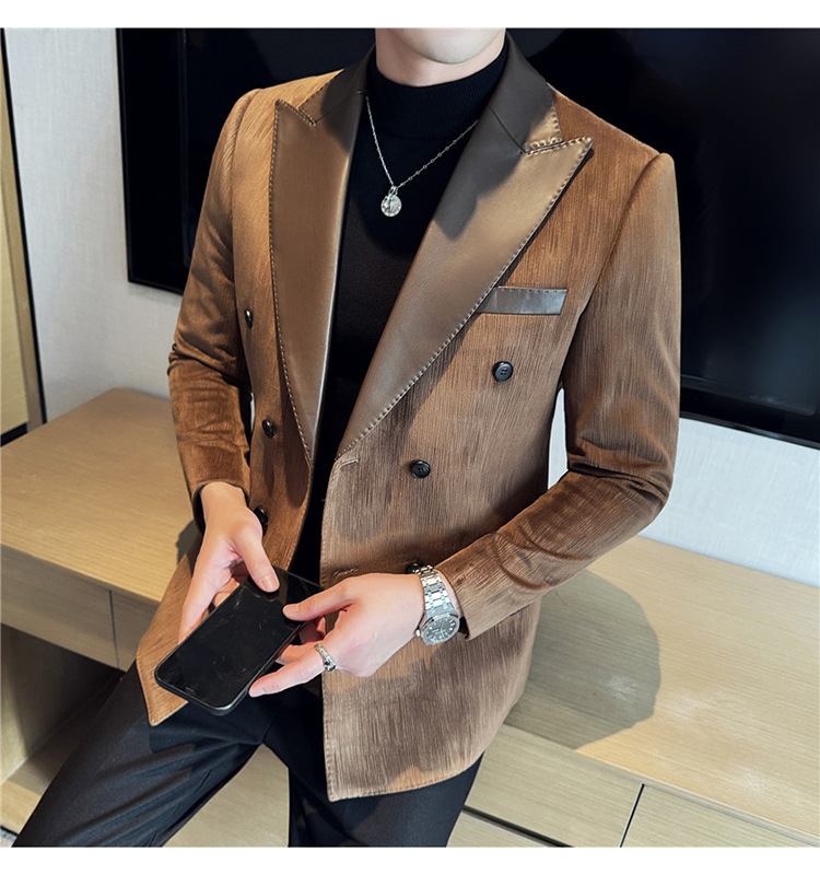 Men's Corduroy Suit Jacket Slim Fit photo 7