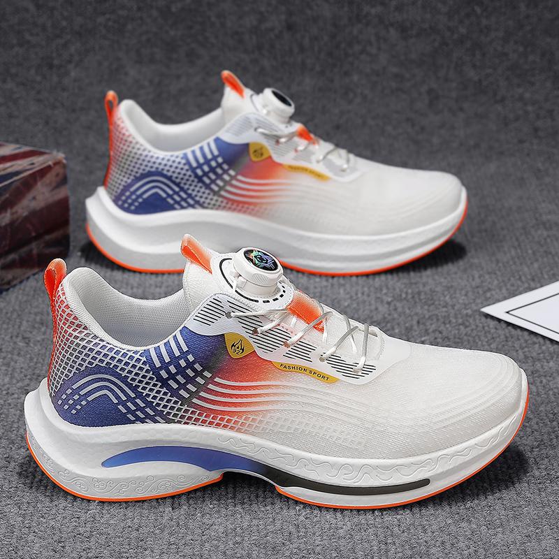 Fashionable Mesh Breathable Rotating Buckle Sneaker photo 4