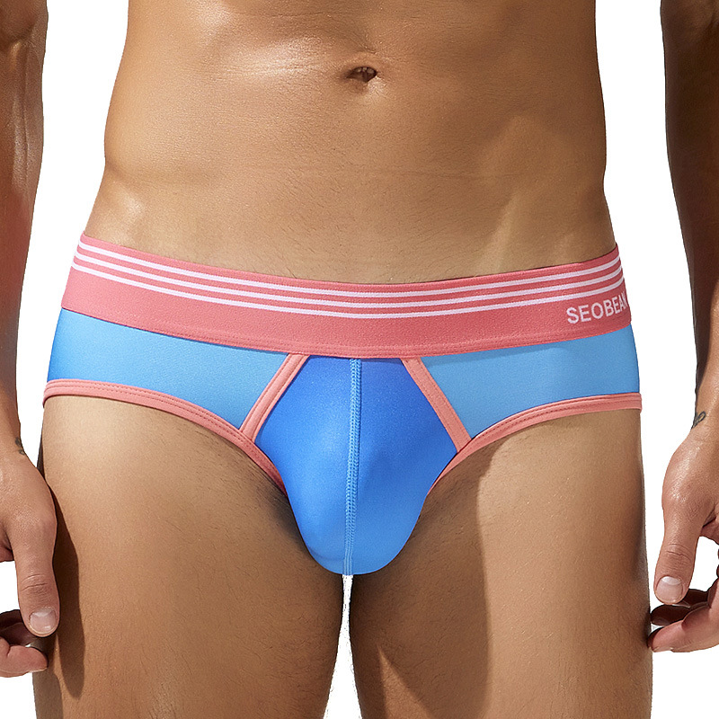 New Mens Briefs Fashionable Gradient Low-Rise Bulge-Pleasing Trendy Style photo 1