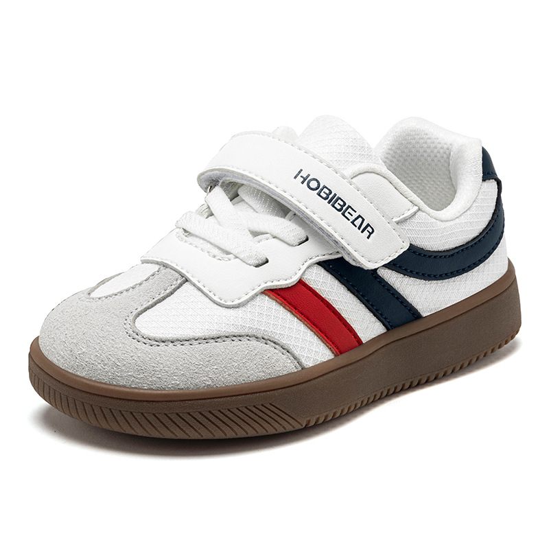 Kids Retro Wide-toe Casual Velcro Sneakers photo 2