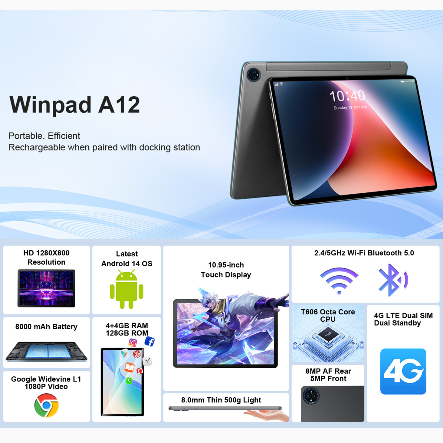 Office Business Light Luxury Elegant Tablet PC photo 3