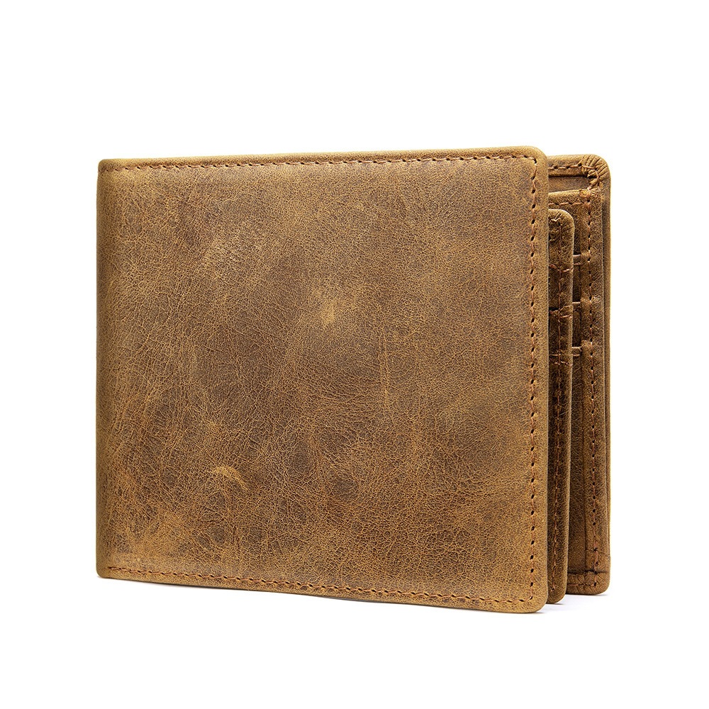 Men's Vintage Genuine Leather Wallet First-layer Leather photo 7