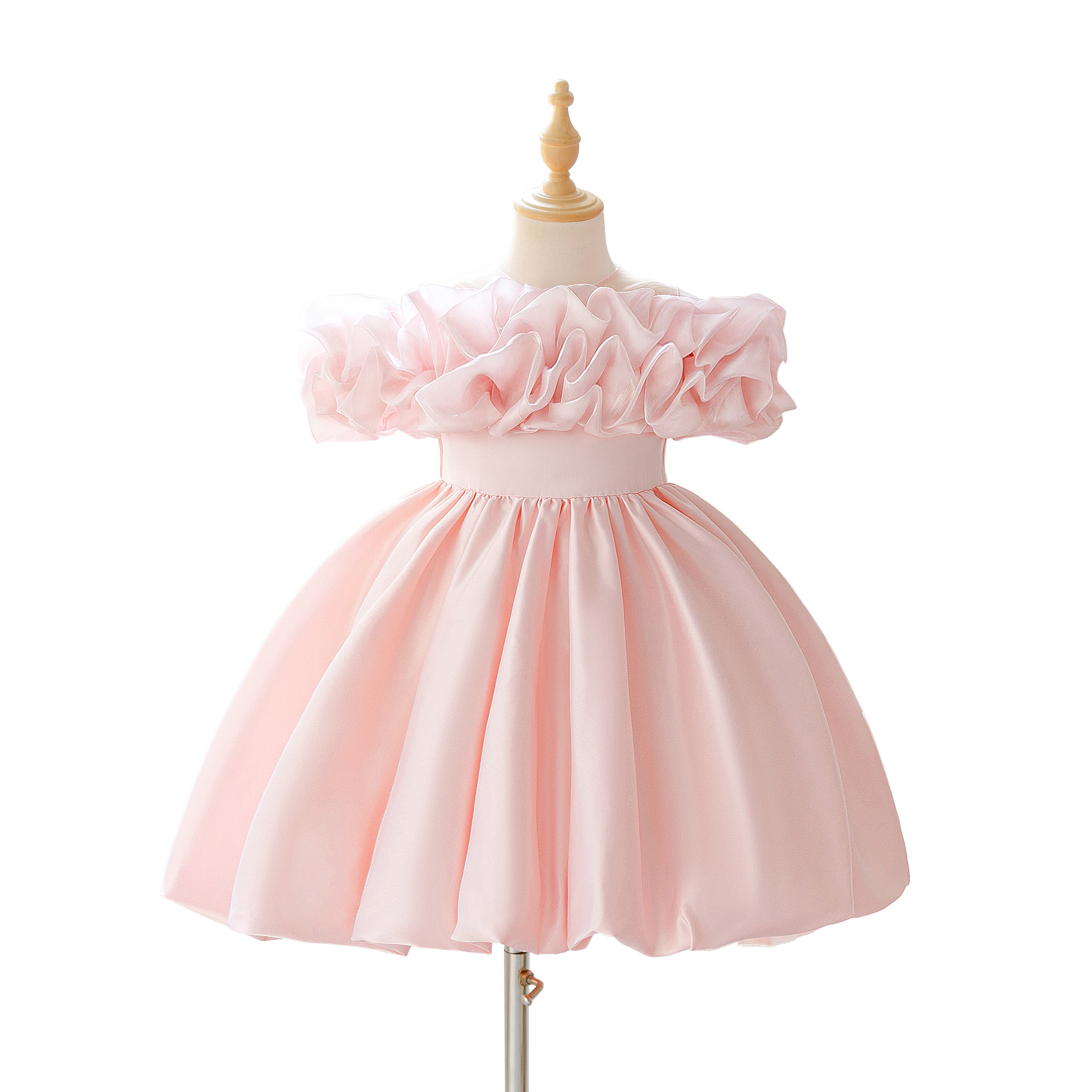 Off-the-shoulder Bud-shaped Princess Dress photo 5