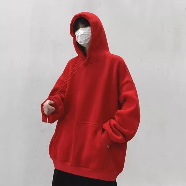 Men's Loose-fitting Pullover Hoodie photo 4