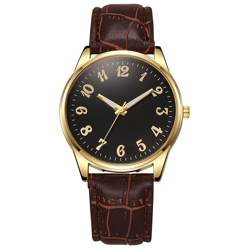 Quartz Mens Business-style Alloy Luminous Luxury Wristwatch With A Leather-band Feel photo 4