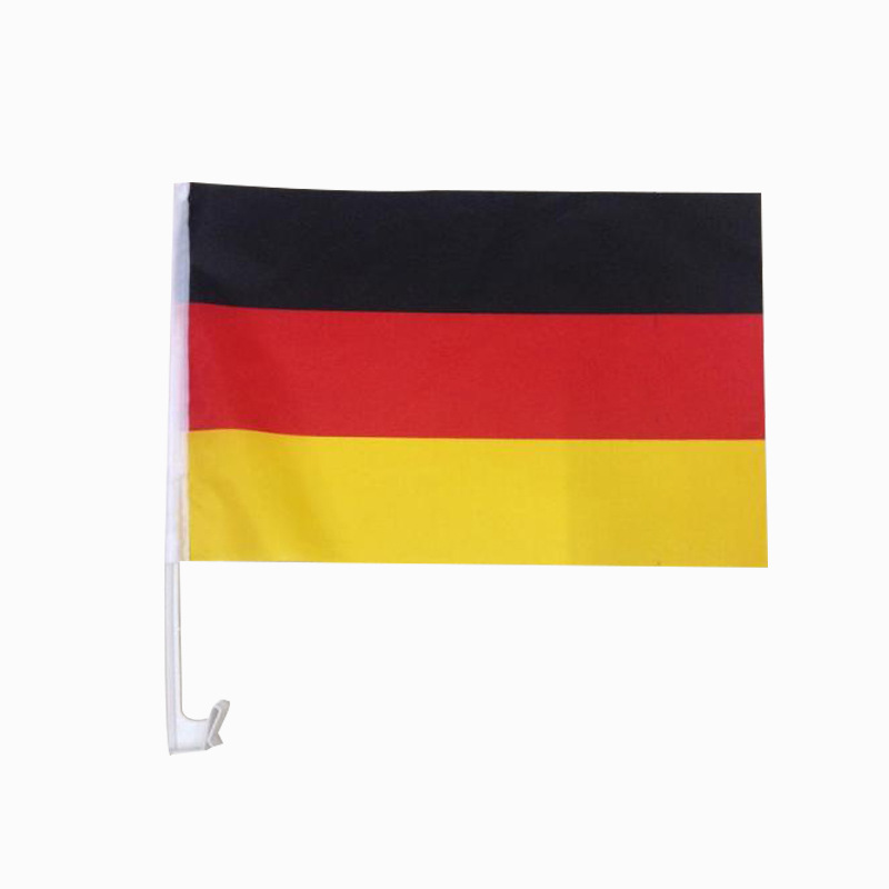 German Car Flag Made Of Polyester Wind-resistant Car Window Decoration photo 3