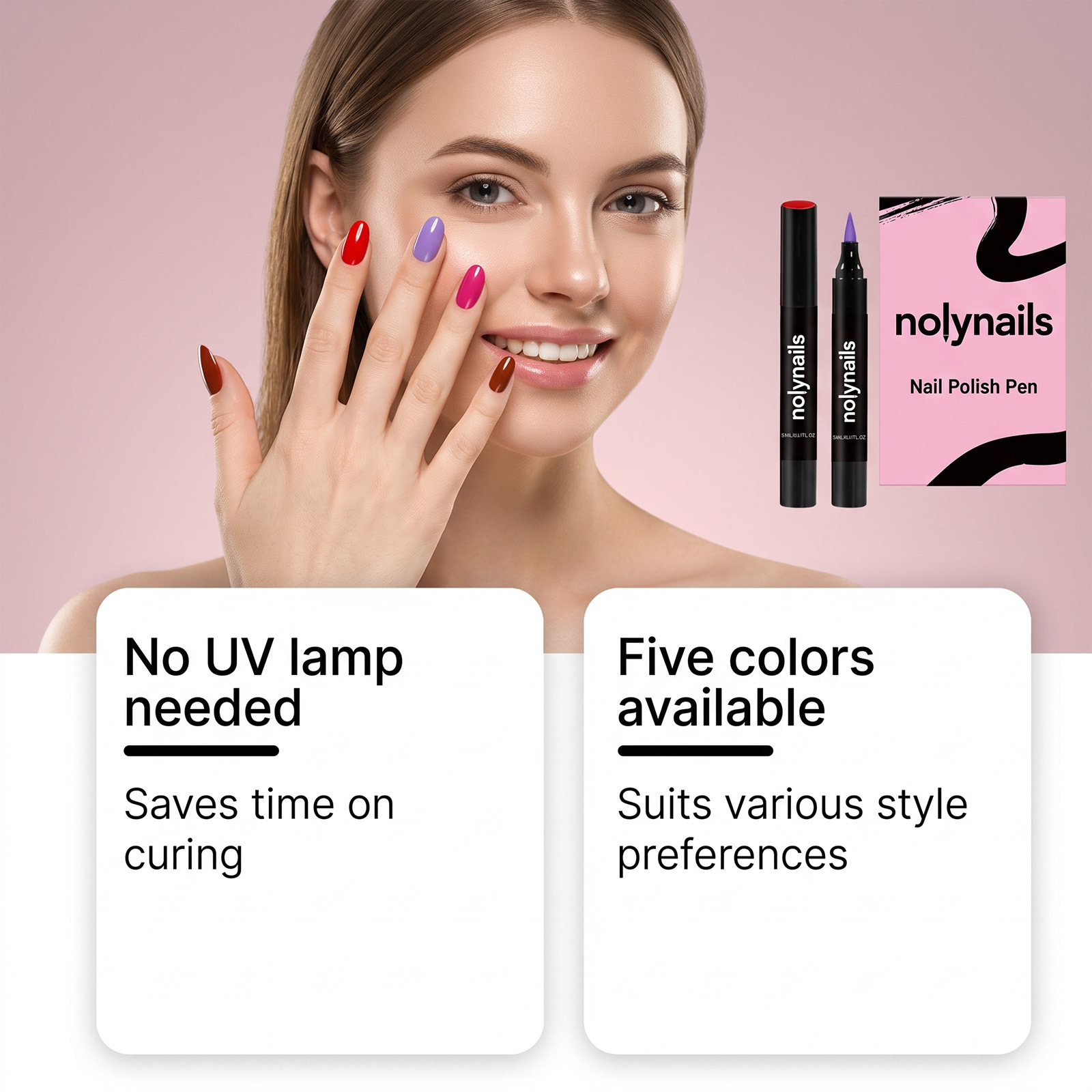 Multi-color Convenient Easy-to-apply Gel Nail Polish Pen photo 3