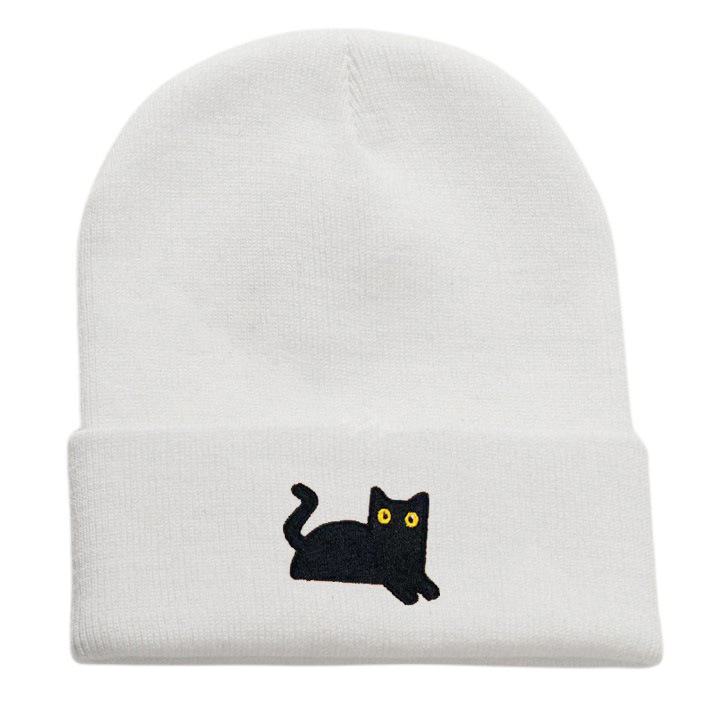 All-match Cute Cat Wool Hat photo 1