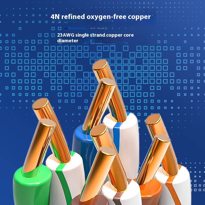 Gigabit Oxygen-free Copper Unshielded Network Cable National Standard Super Six Network Cable photo 2