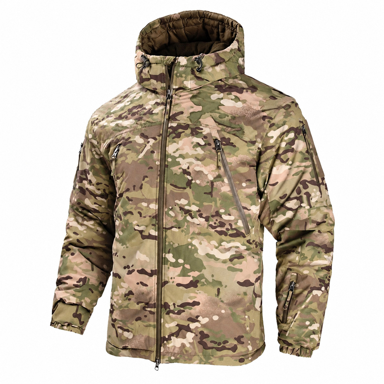 Tactical Cotton-padded Jacket, Camouflage Clothing Men's Warm And Thick Cotton Coat photo 2