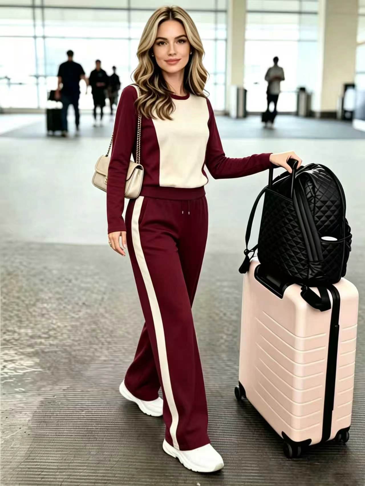 Women's New Long Pants Sporty Casual Set photo 8