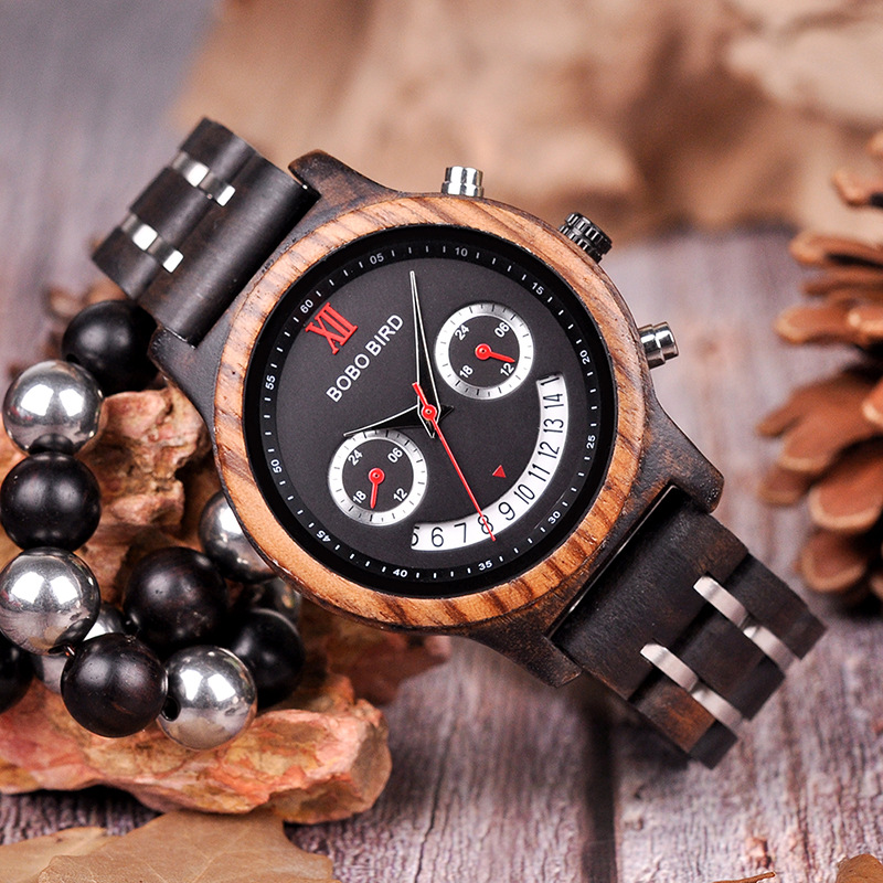 Wooden Classic Wooden Pointer-style Quartz Watch photo 3