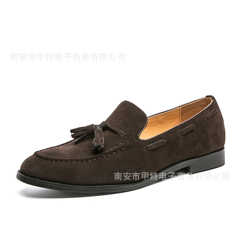 Matte-finish Hairstylist Casual Shoes, British-style Nightclub All-match photo 8