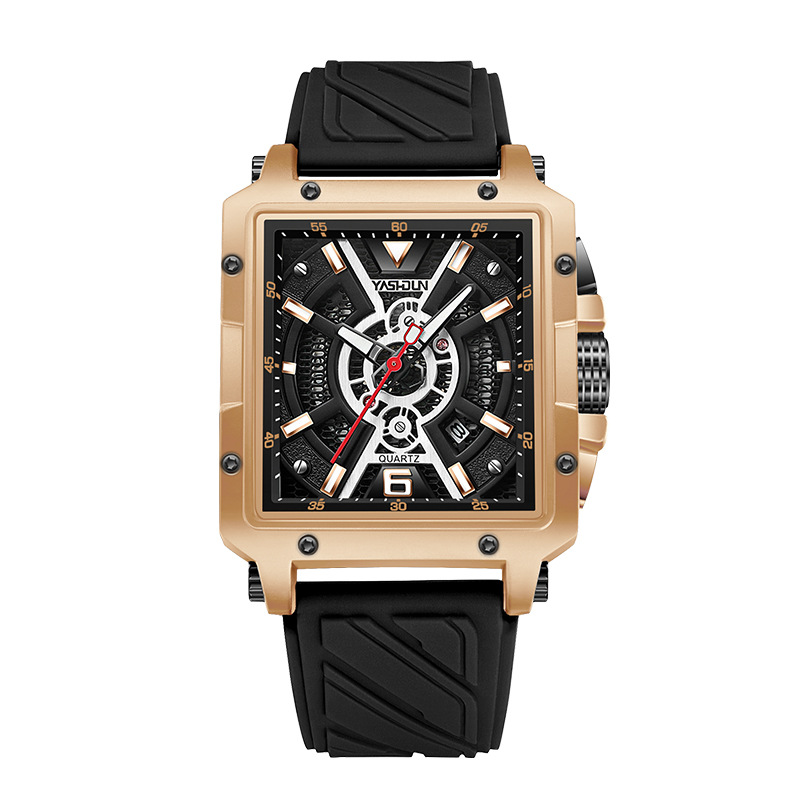 Fashionable Mens Watch With A Large Square Dial photo 3