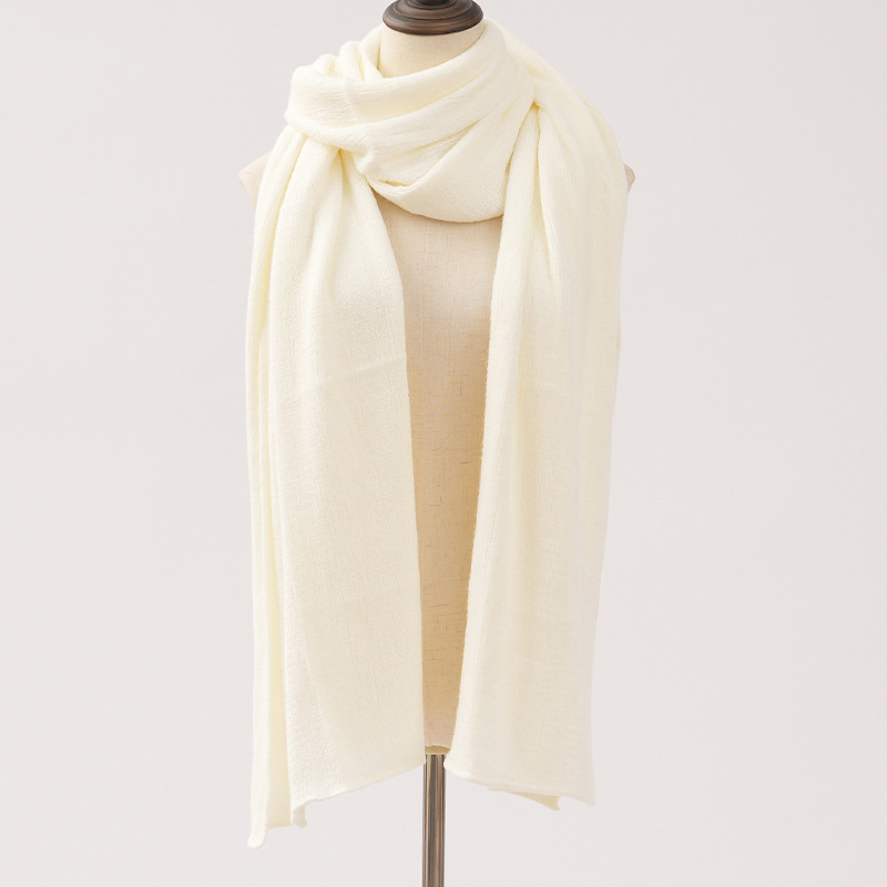 Wholesale Korean-style Solid-color Scarves Thickened For Autumn And Winter photo 8