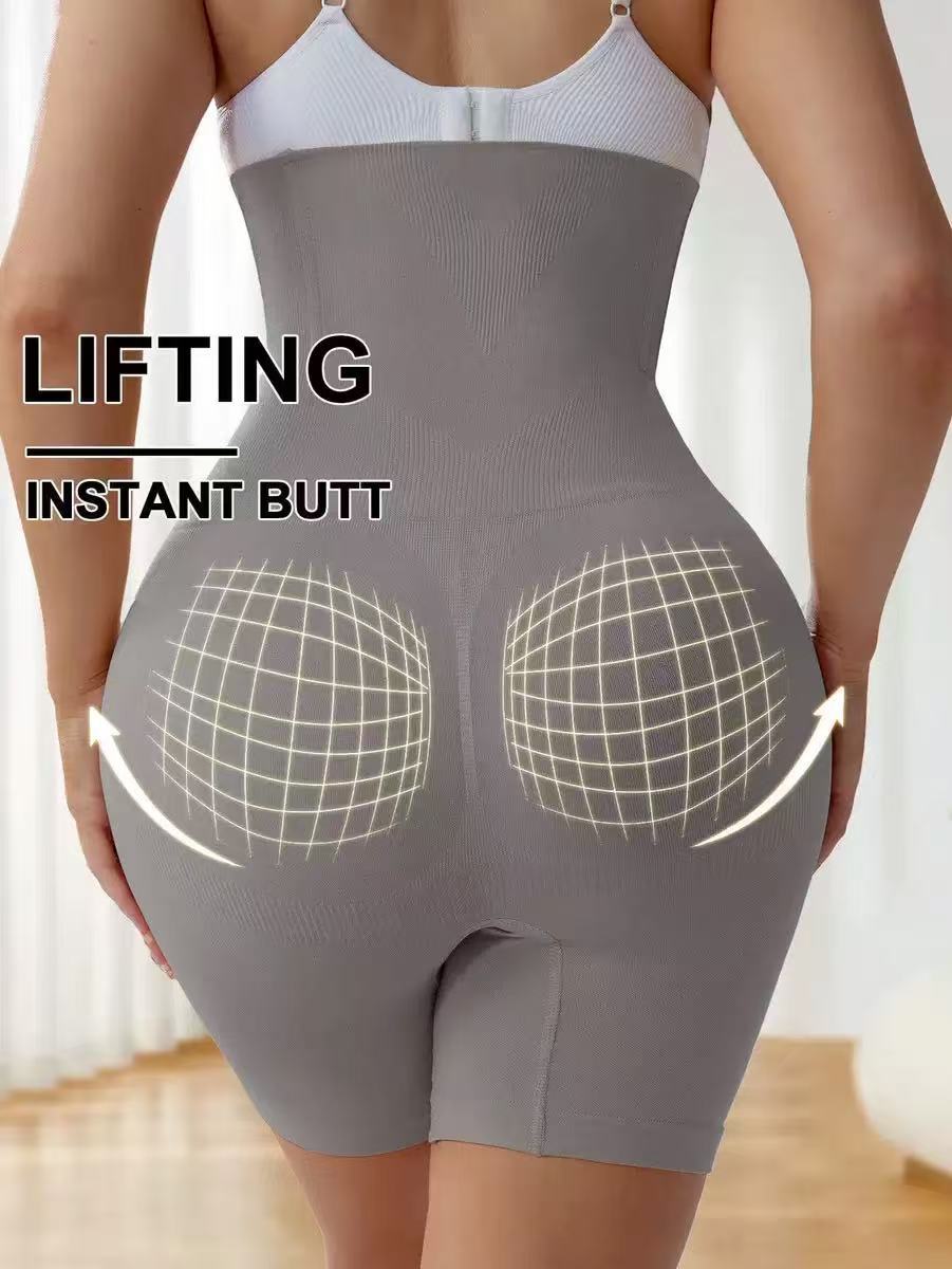 Womens High-waisted Tummy-control Boxer Briefs With Waist-cinching And Butt-lifting Effects photo 5