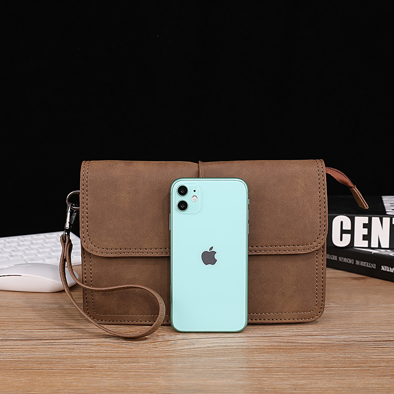 Retro Casual Mens Business Clutch Bag photo 5