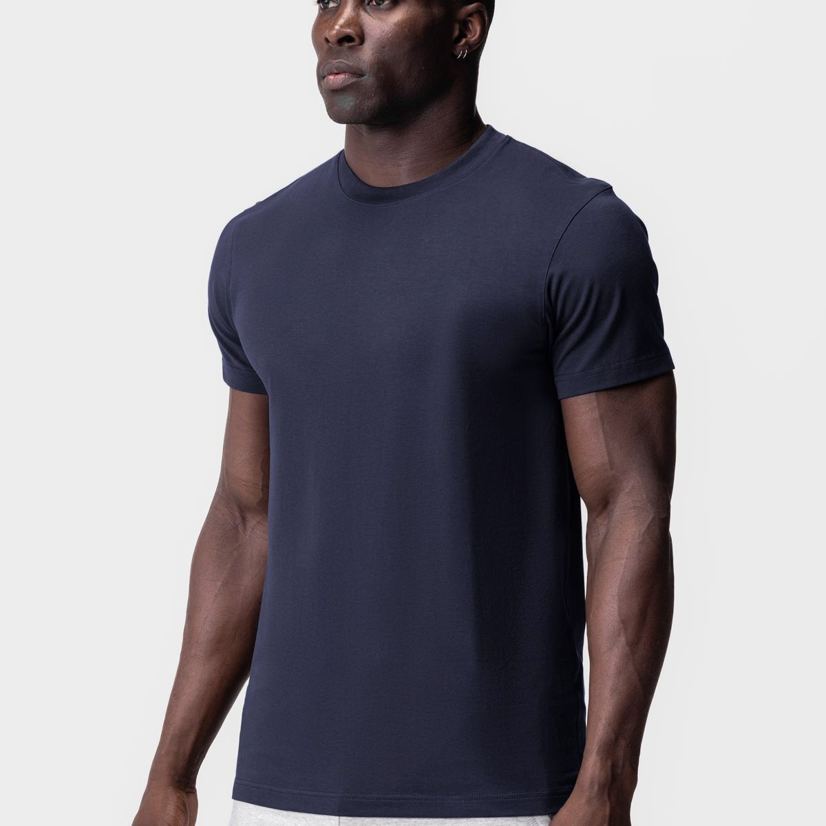 Men's Ice-feel Cotton-polyester Stretch Moisture-wicking Crew-neck T-shirt photo 8