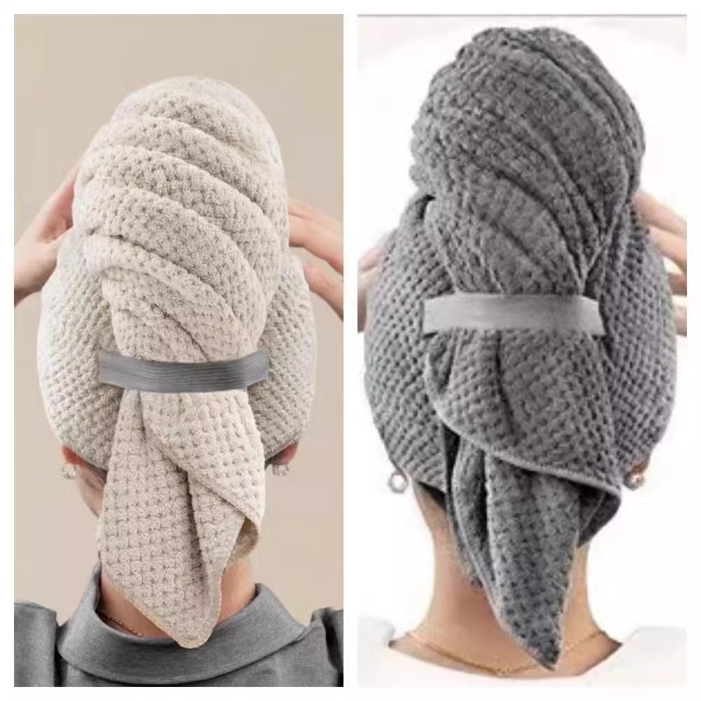 Coral Fleece Quick-drying Water-absorbing And Hair Drying Towel photo 6