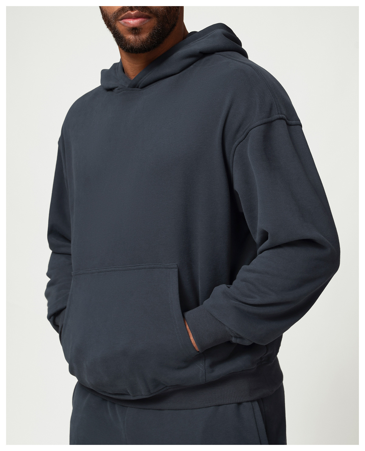 Mens Sporty Stylish And Casual Hooded Sweatshirt photo 3