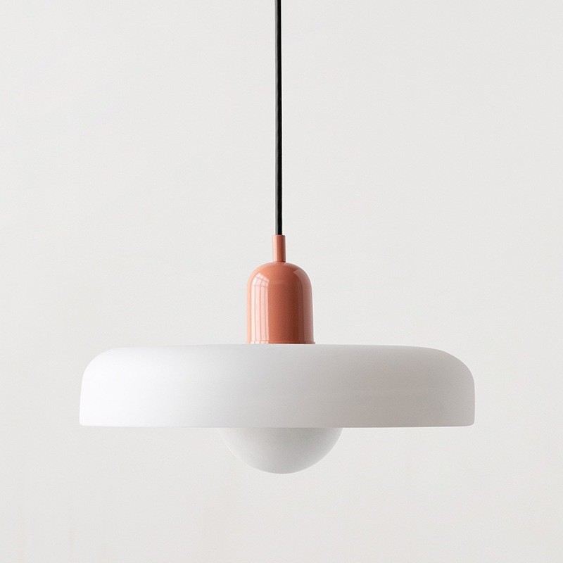 Nordic Creamy Minimalist Glass Lighting Fixture photo 1
