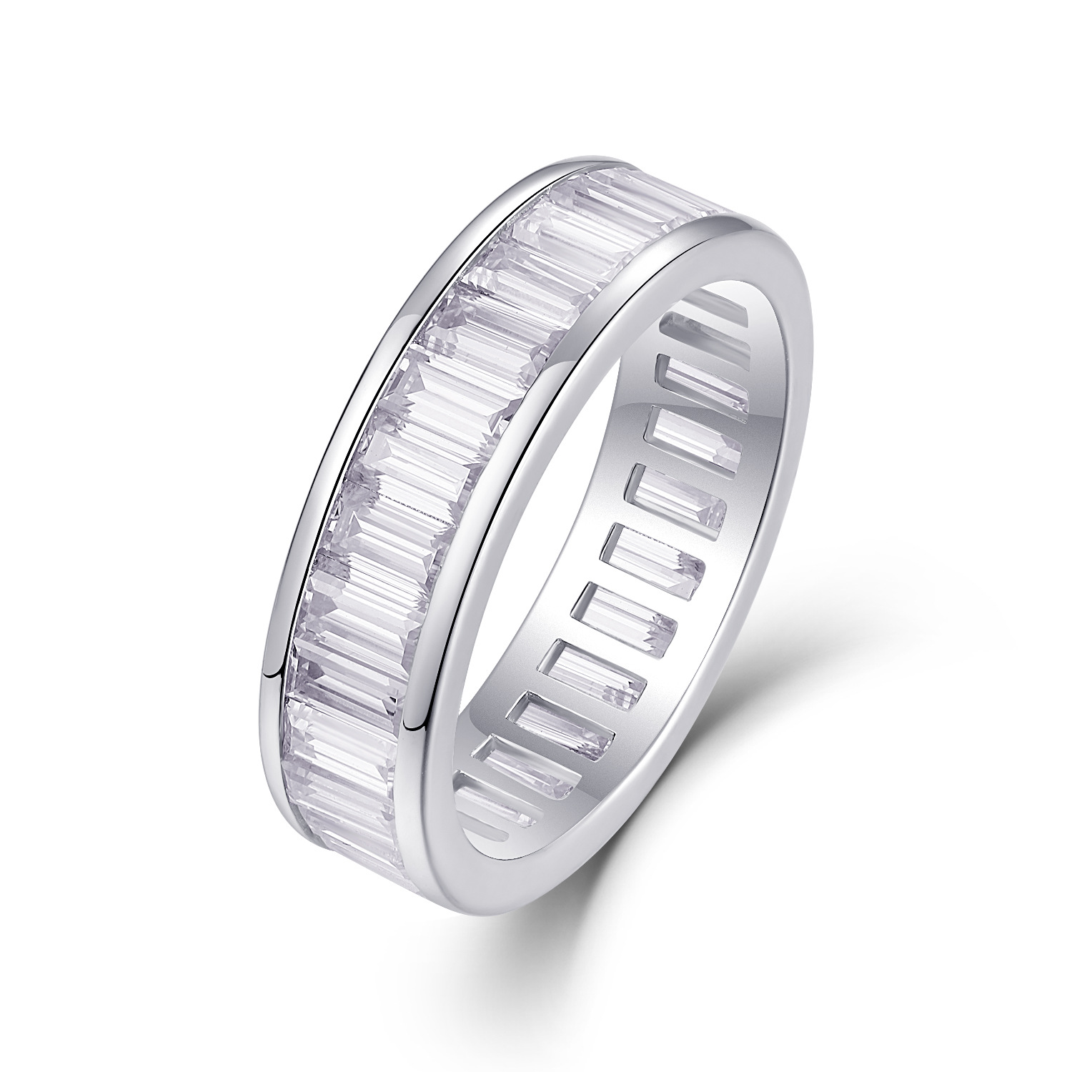 High-grade Versatile European And American Non-fading Ring Moissanite Women photo 3